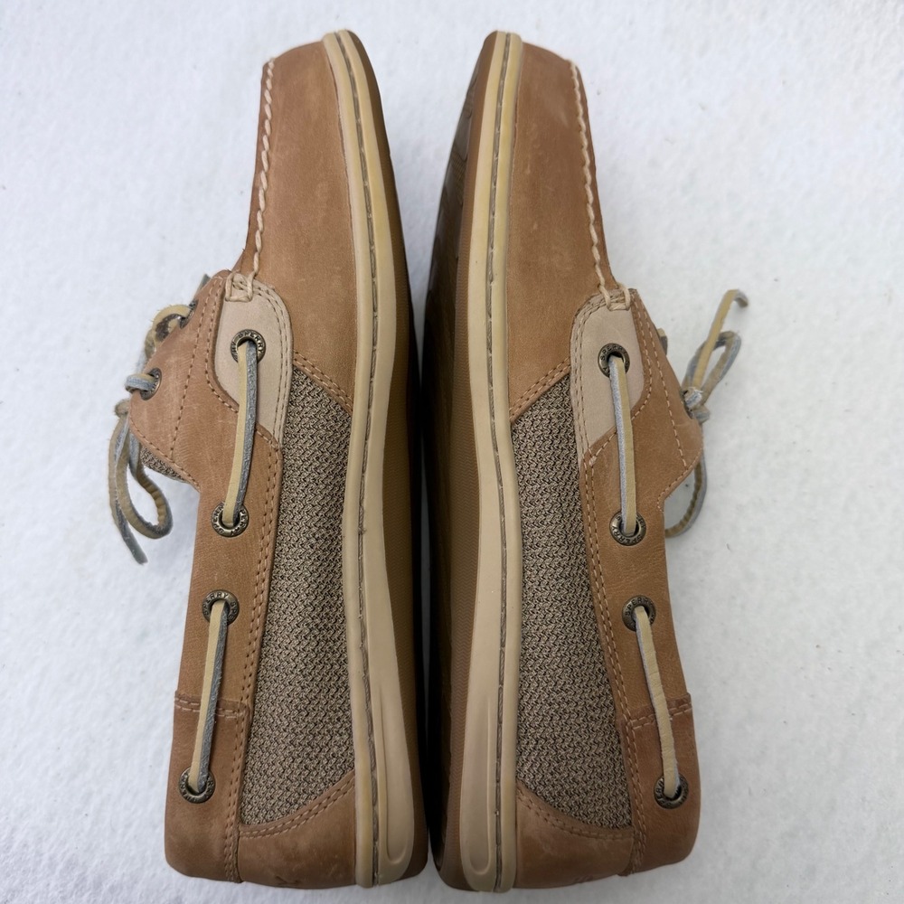 Sperry Bluefish 2-Eye Womens Boat Shoes Linen Multi Leather STS95589 Size 8 - Picture 8 of 12